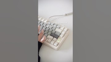 cute keycap combos with the play75 🤍