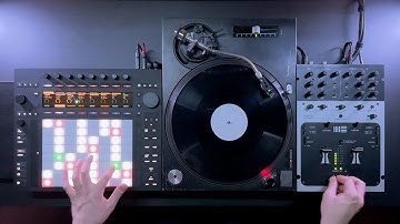 Ableton Push 3 MidiTablism with Vinyl Synth