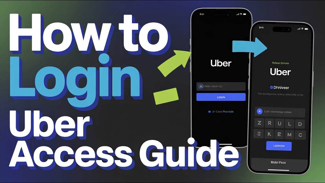 How to Login to Uber – Access Ride and Driver Accounts - YouTube
