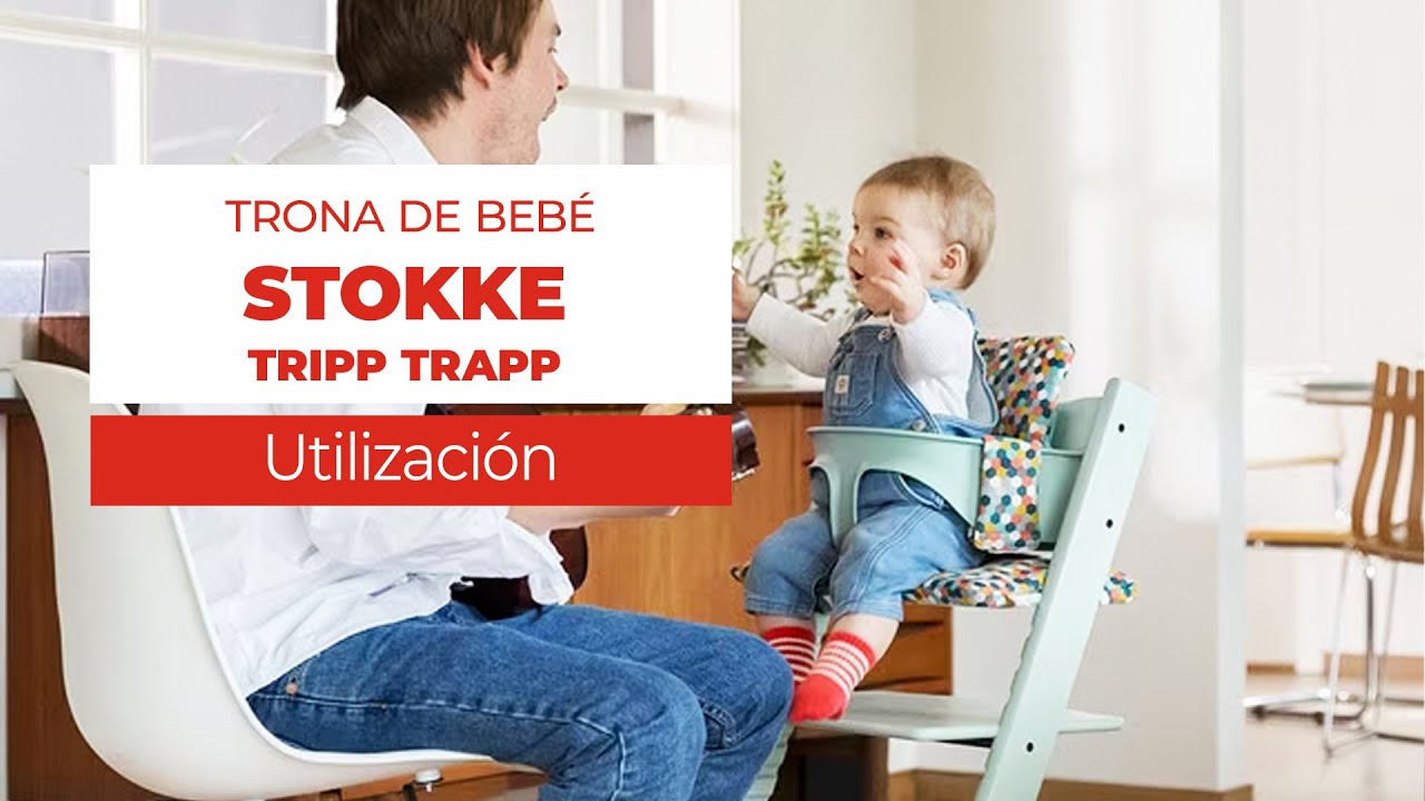  Silla Tripp Trapp de Stokke, Roble Negro - Silla ajustable y  convertible para niños y adultos - Cómoda y ergonómica - Fabricada con  madera de roble : Bebés