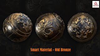 Substance Painter  -  Smart Material, Old Bronze