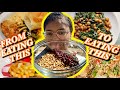 I TRIED EATING HEALTHY FOR A WEEK| CHANGING MY BAD EATING HABITS