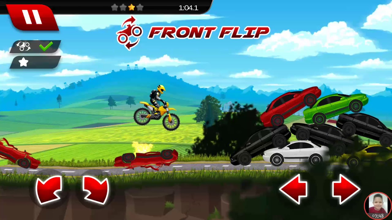 Advanced motocross fun kid racing bölümü