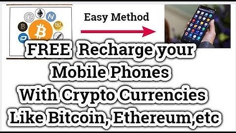 How To Easily Recharge/Topup Your Mobile Phones From Bitcoin BTC,ETH,LTC coins 2020
