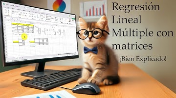 Regresión Lineal Múltiple paso a paso con matrices.