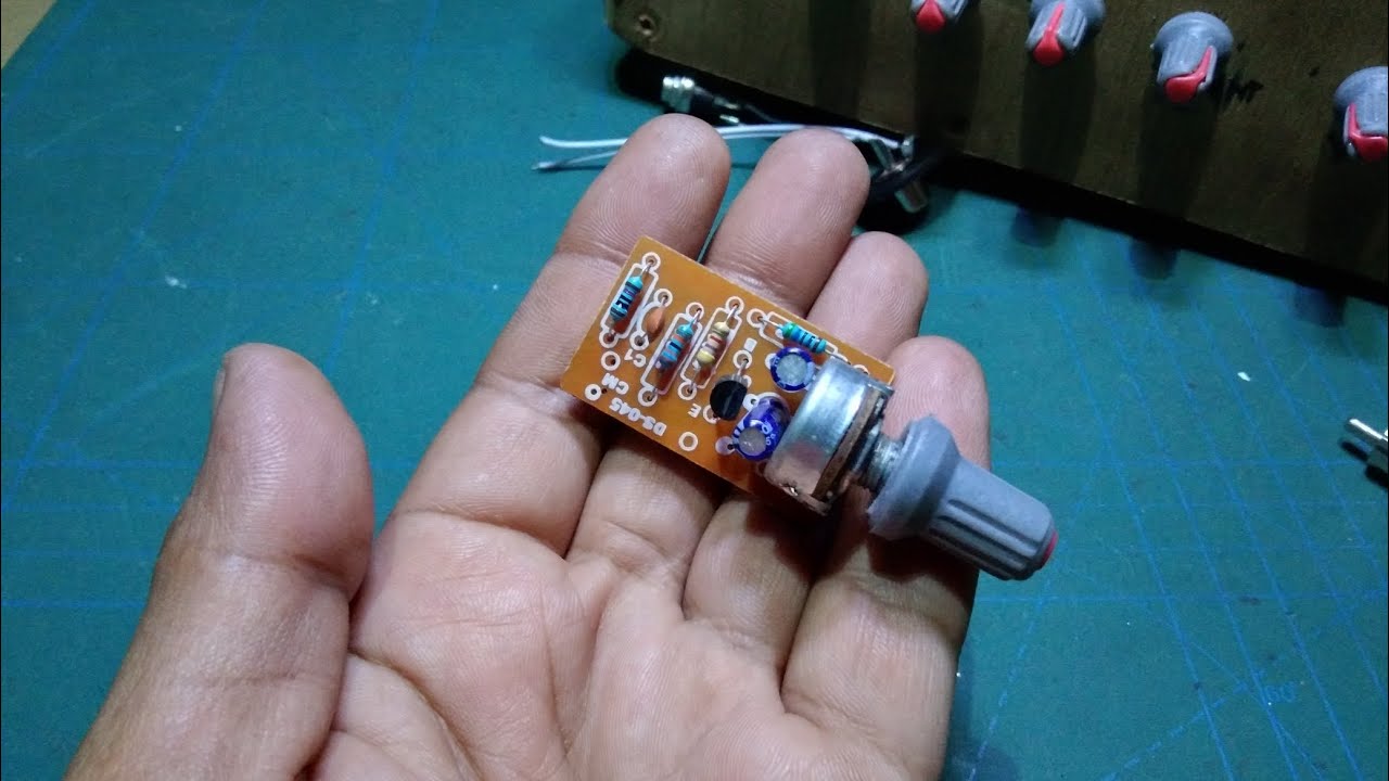 cara pasang PREAMP MIC 1 TRANSISTOR.anti gagal YouTube