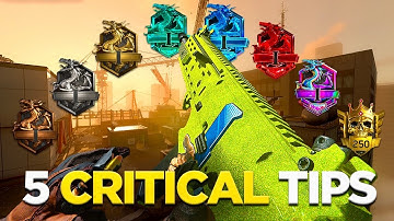 5 CRITICAL Tips for MW3 Ranked Play! (Wish I Knew!)
