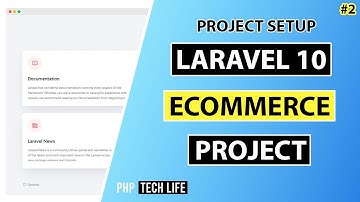 Laravel 10 Ecommerce Project | #2 Project Setup & Configure Database | PHP Tech Life Hindi