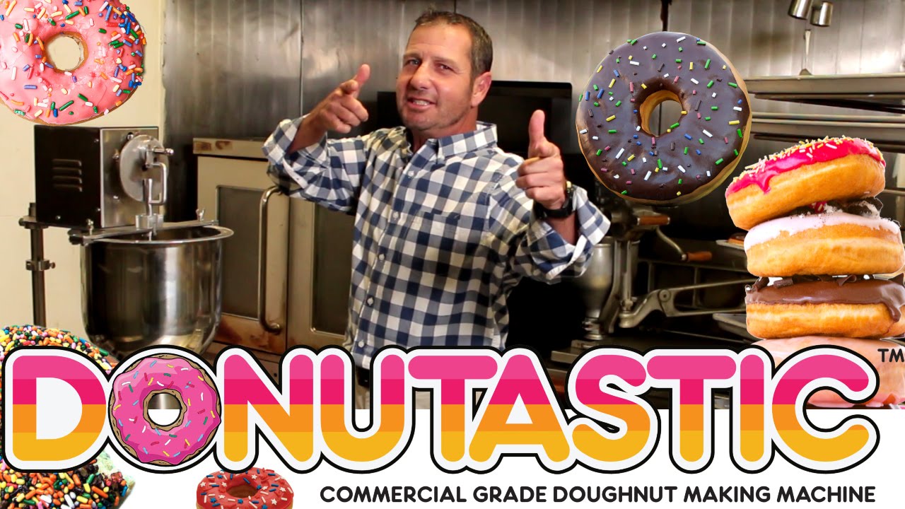 DONUTASTIC Commercial Doughnut Making Machines - YouTube