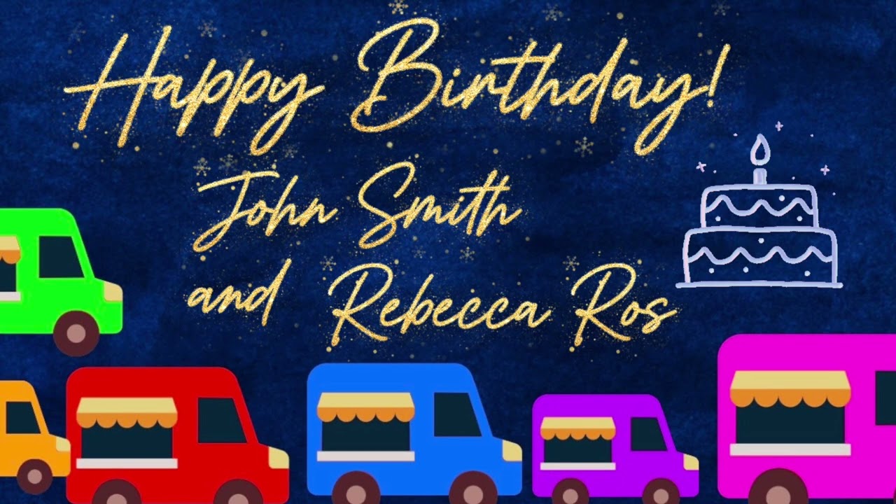С ДНЕМ РОЖДЕНИЯ Джона Смита и Ребекку Рос! - 18 января 2026 года