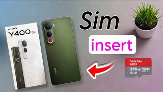 Does Vivo Y400 Have Memory Card Slot? | How to Insert Sim in vivo y400