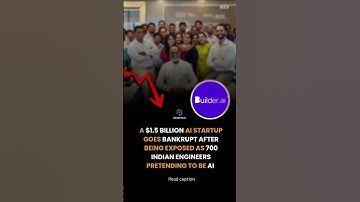 Al Startup EXPOSED: Builder.ai Files for Bankruptcy😔  #builder.ai