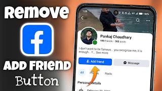 How to Remove Add Friend Button on Facebook 2026 | Facebook se Add Friend ka Option Kaise Hataye