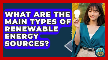 What Are the Main Types of Renewable Energy Sources? - Your Utilities Hub