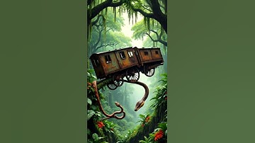 The old train had fallen into ruins and now there is python #shorts #short #part8 #trending