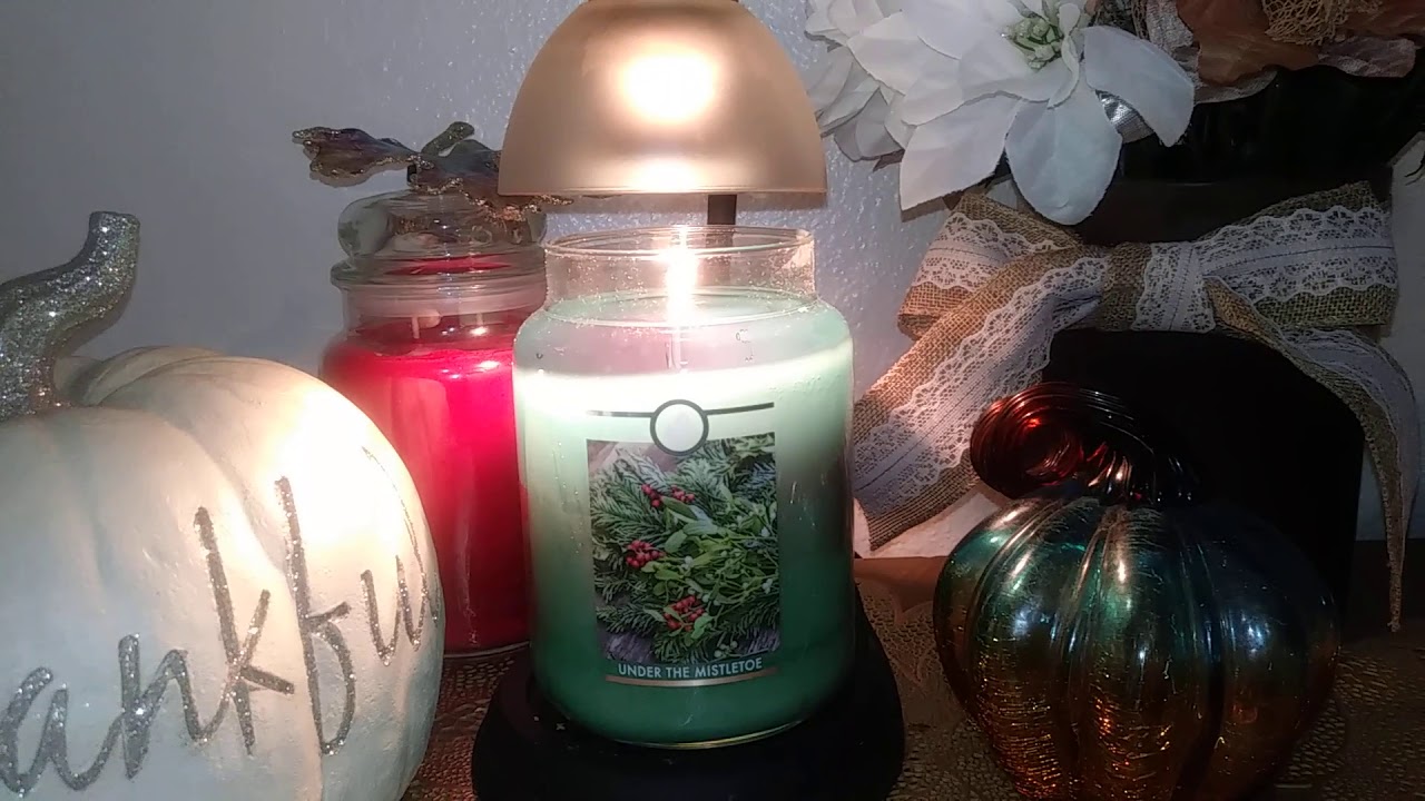 Under the Mistletoe🎄Goose Creek Candle review Nov 2019 YouTube