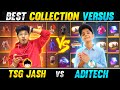 Free Fire Aditech Vs Jash Rarest Bundle Collection Versus ||Who Will Win the Battle -Garena Freefire