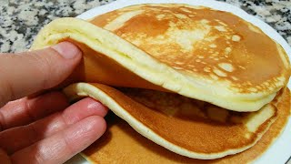 طريقة عمل البان كيك روووعة ناجح 100%لذيييذ لفطور ولكوتي !recette de pancakes