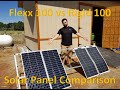 Flexx 100 vs Rigid 100 Solar Panel Comparison