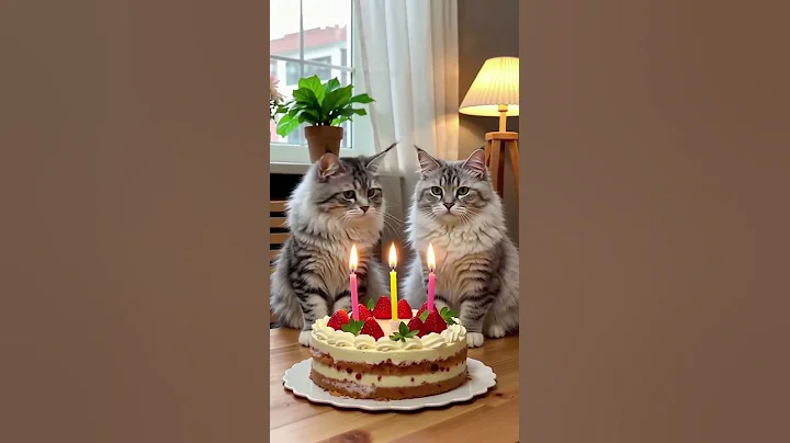 Watch the video about Happy Birthday Maine Coon and Ragdoll Cats