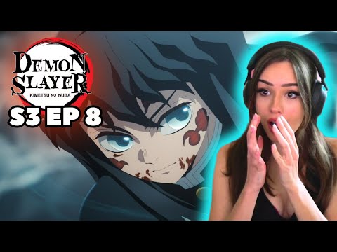 WHY IS IT SO SAD  Demon Slayer S3 Ep 8 reaction 