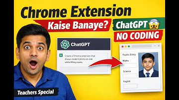 ChatGPT Se Chrome Extension Kaise Banaye 😱 | No Coding | Step-by-Step