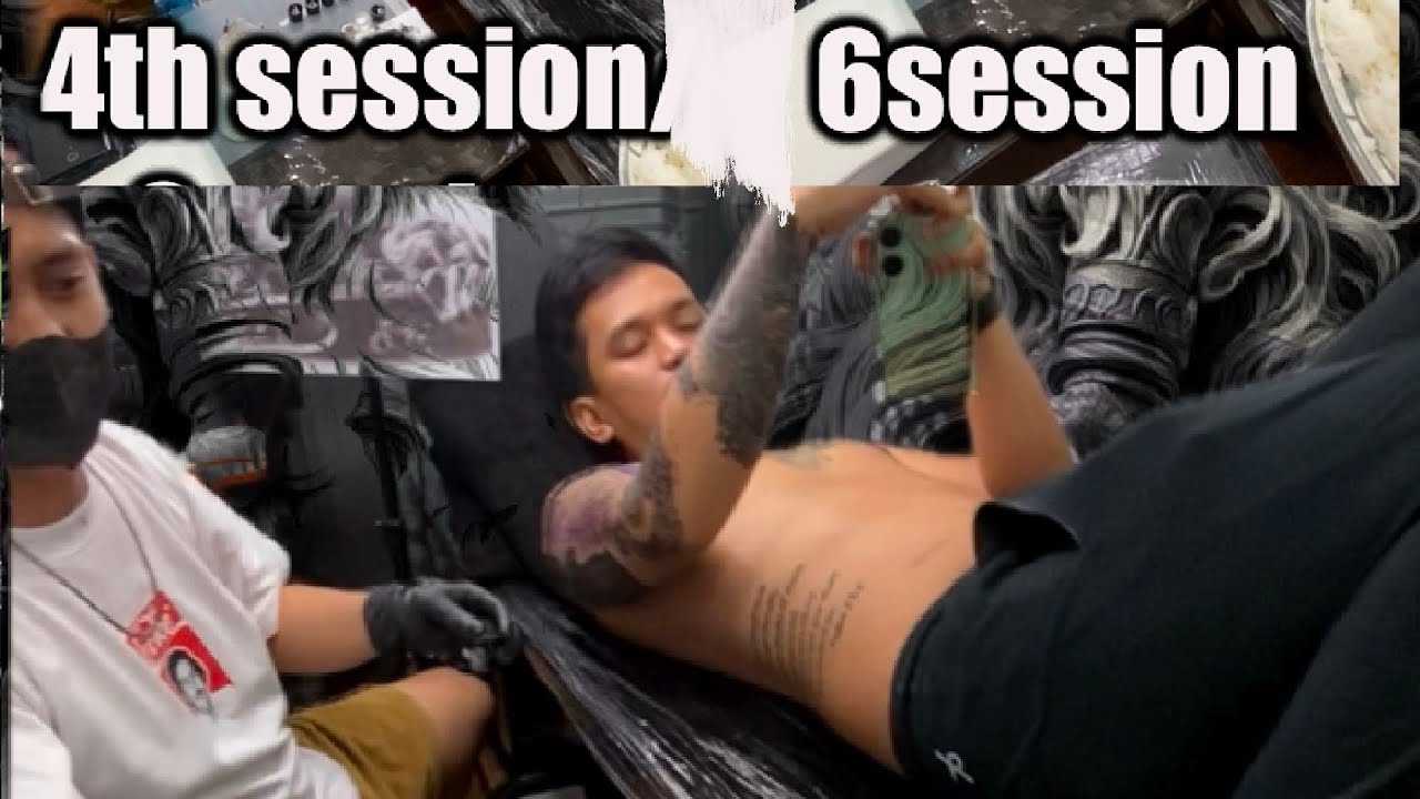 4th Session | Poseidon Tattoo Sleeve Project | ROCCO TATTOO