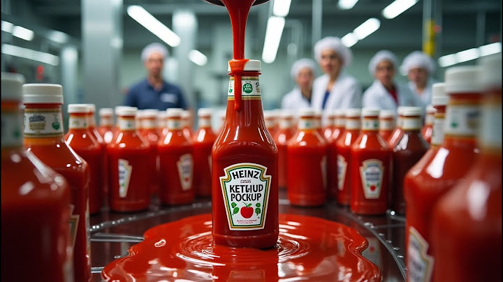 Come viene prodotto il KETCHUP in fabbrica