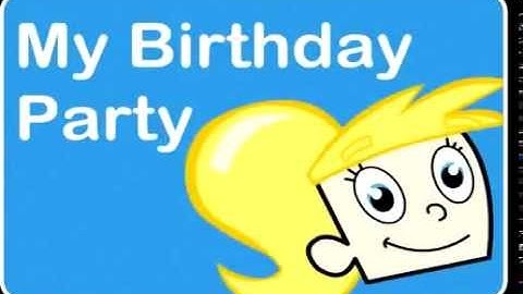 recount text about birthday party