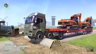 Spintires: Mudrunner Truck Mod Gameplay | Simulation Game | Game Daily15 #mudrunner #tractor ep153