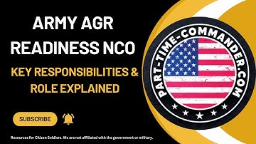 💼 Army AGR Readiness NCO: Key Responsibilities & Role Explained! | Army Careers 👨‍✈️