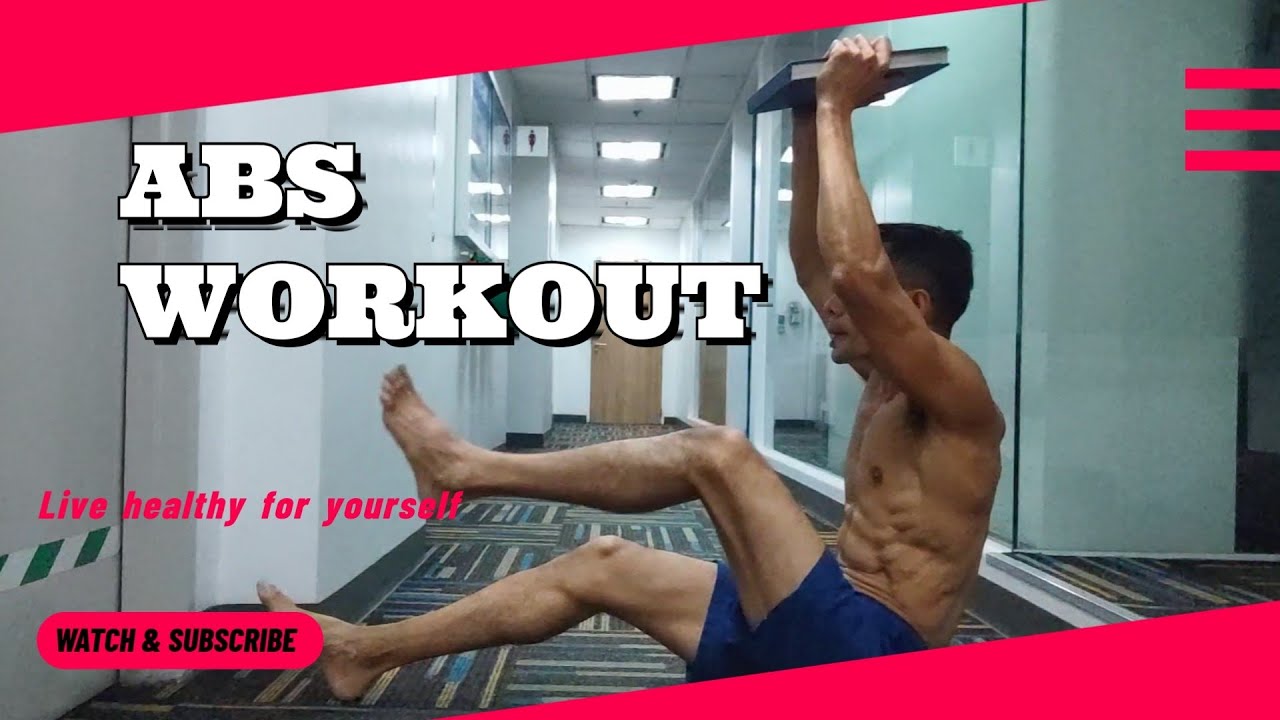 AB WORKOUT FOR BEGINNERS seated military hold alternate leg raises 