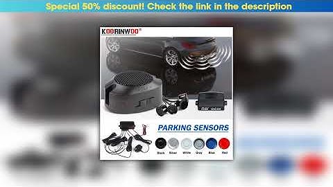 Editor’s Choice Koorinwoo 4 Sensors Buzzer 22mm Car Parking Sensor Kit Reverse Backup Radar Sound A