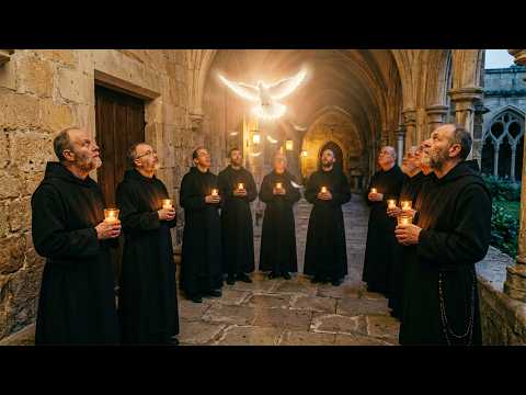 Gregorian Chants for the Holy Spirit | Benedictine Monks Gather Beneath the Divine Light