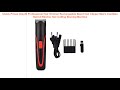 Comb Hair Clipper Men Carbon Steel Head Shaver Rechargeable Trimer Electric Beard Cutter Razor Hair Trimmer 36912mm Limit