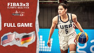 USA v Germany | Women's - Full Game | FIBA 3x3 Olympic Qualifier