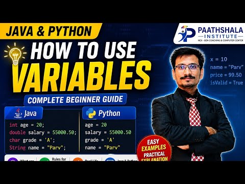 How to Use Variables in Java & Python | Complete Beginner Guide | Parv Poddar