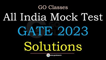 All India Mock Test - Oplossingen | GATE CSE 2023 | GO-lessen | Sachin Mittal