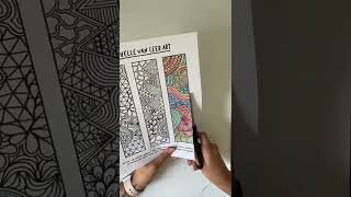 This printable bookmark coloring sheet is in my shop!🤩 #shorts #booktube #bookish