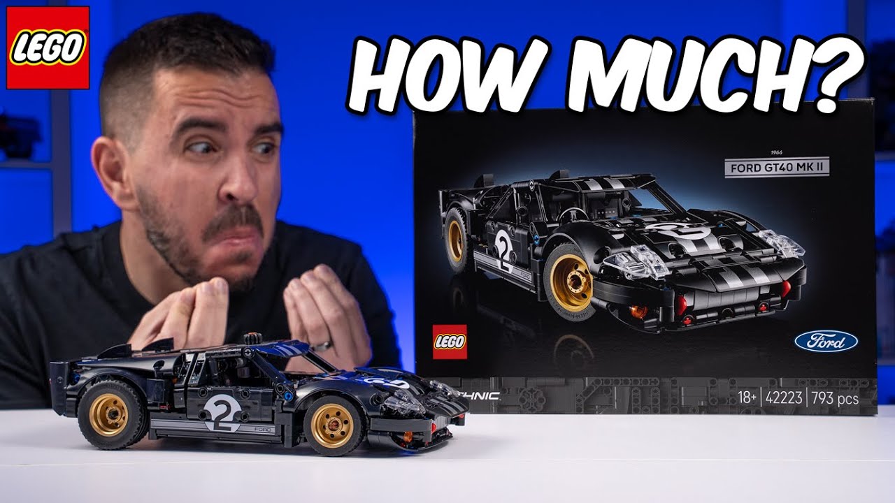 Этот набор предназначен для детей 18+? Но почему? || LEGO Technic 42223 Ford GT40 mkII