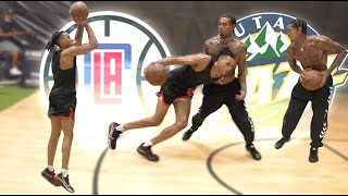 NBA 6th Man Of The Year Jordan Clarkson & NBA Rising Star Brandon Boston Jr CRAZY COMPETITIVE 1v1