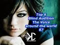 Top 9 Blind Audition (The Voice around the world 87)