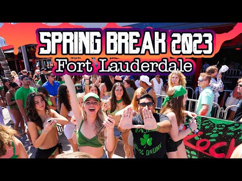 Spring Break 2023 in Fort Lauderdale is Insane ! (Chit Show)