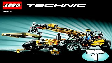 LEGO instructions - Technic - 8295 - Telescopic Handler (Book 1 - Model A)