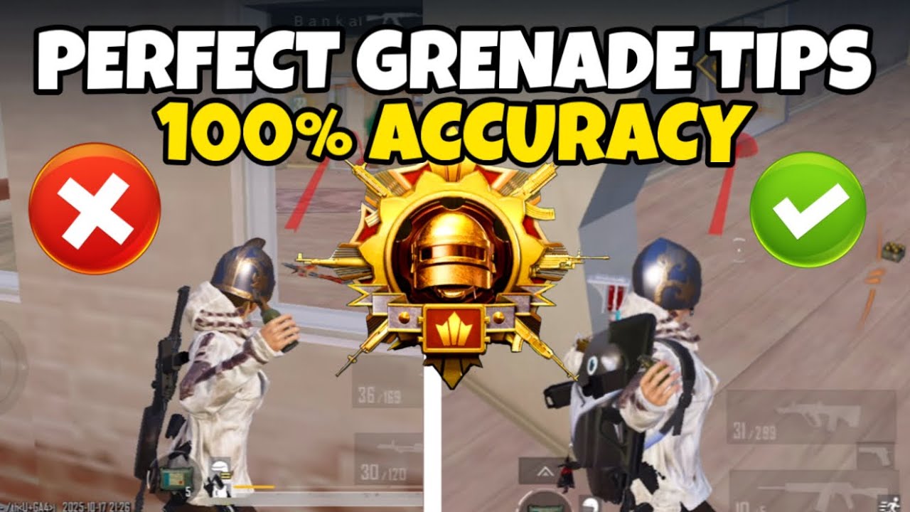 How to Throw Perfect Grenade in BGMI | Kill Enemies with Perfect Nade | BGMI Tips & Tricks