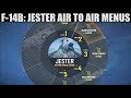 F-14B Tomcat: AI Jester Air To Air(BVR & WVR) Menus Tutorial | DCS WORLD