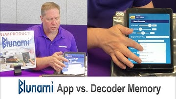 Blunami App vs. Blunami Decoder Storage