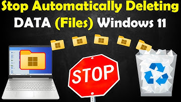 how to Stop Automatically Deleting Files Windows 11