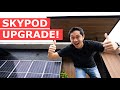 Skypod Renovation Sneak Peak! (Solar, Storm-Proofing, Marbled Walls, New Rooms!)