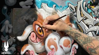 Celebrity Greg "CRAOLA" Simkins presents "Capitals" pt.2 (Paintings, and a Graffiti Adventure) Wealth